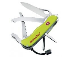 Couteau Suisse Rescue Tool one Hand Fluo VICTORINOX