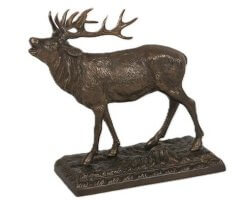 Bronze Cerf au brâme