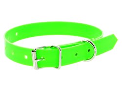 Collier PVC vert fluo 1