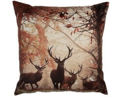 Coussin Cerfs LOVERGREEN 
