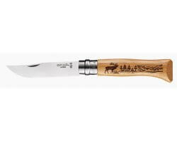 Couteau Opinel Animalia Cerf N°8