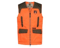 Gilet enfant Track Force orange kaki PERCUSSION