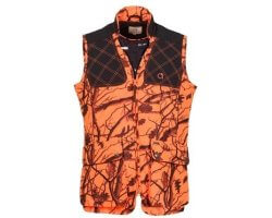 Gilet de chasse Hélios camo blaze Club Interchasse