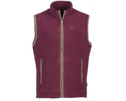 Gilet polaire Scotland bordeaux PERCUSSION