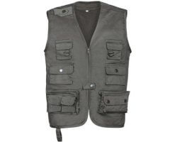 Gilet kaki enfant Reporter PERCUSSION