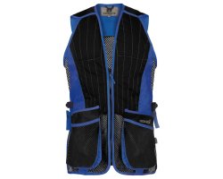 Gilet de tir ball-trap noir/bleu EVO PERCUSSION