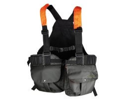 Gilet harnais multipoches kaki orange SOMLYS