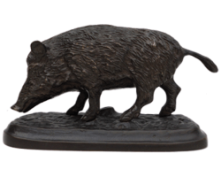 Bronze Sanglier petit modèle LOVERGREEN