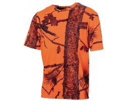 Tee-shirt enfant camo orange TREELAND