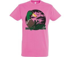 Tee-shirt enfant tête canard colvert rose XTREM MIGRATEURS