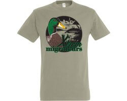 Tee-shirt tête canard colvert kaki XTREM MIGRATEURS
