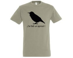 Tee-Shirt manches courtes SPROUT Gris XTREM MIGRATEURS