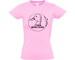 Tee-shirt enfant rose XTREM MIGRATEURS