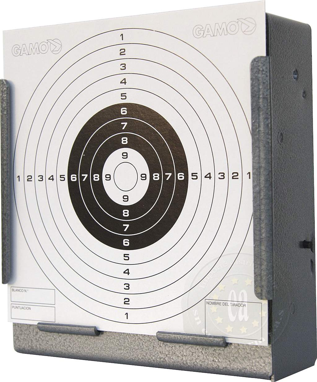 Porte-cible 14 * 14cm + 100 cibles Fusil à air comprimé Piège à plombs Cible  de tir