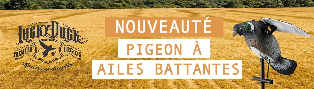 Nouveauté Lucky Duck : Pigeon HD ailes battantes