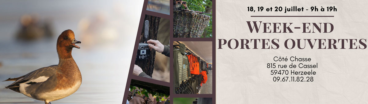 Portes-Ouvertes Côté Chasse : 3 jours de folie pour fêter nos 10 ans !