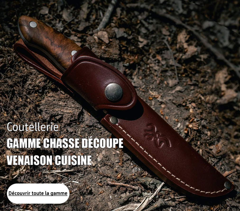 Coutellerie : couteaux de chasse, dagues, venaison, cuisine