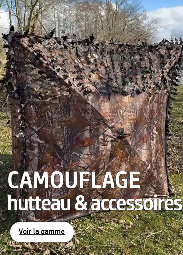 Hutteaux et accessoires camouflage