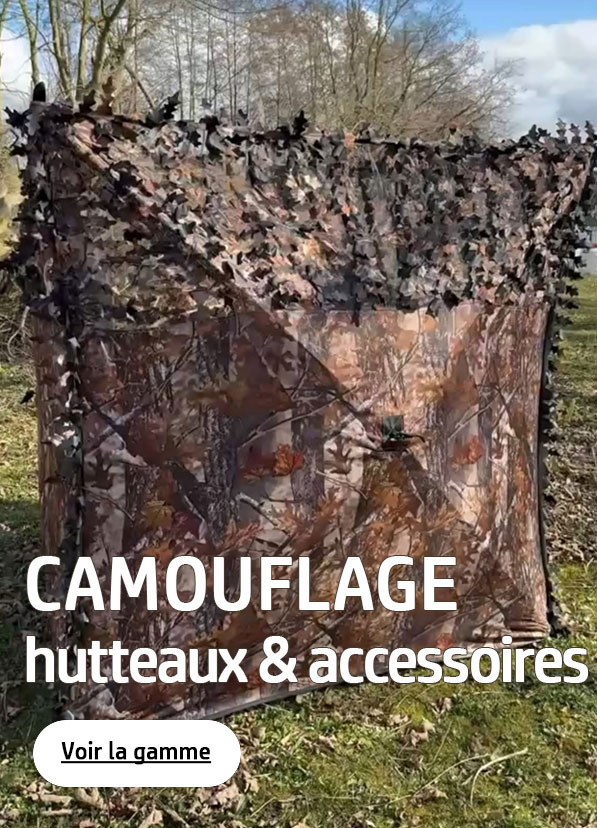 Hutteaux et accessoires camouflage